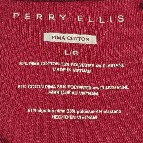 "PerryβEllis" men T shirt sizeβL. - Picture 3 of 5
